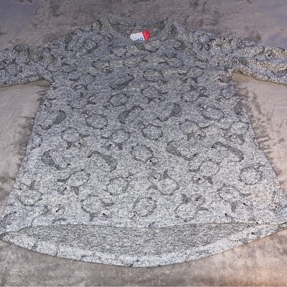 Love to Lounge Primark Penguin print grey pyjamas/ sleepwear/ loungewear set - Picture 4 of 11